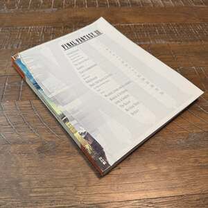 Final Fantasy XII Strategy Guide BradyGames PS2 Poster Included Missing Cover